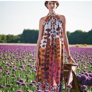 ROOPA PEMMARAJU Anthropologie Silk Maxi Dress 4 Lorna Fencer